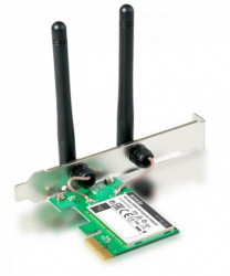 Tenda W322E WiFi PCI express 2,4GHz 150Mbps sa ugradjenim fiksnim antenama 2x2dBi - Img 1