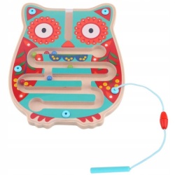 Tooky toy magnetni lavirint - sova ( A058594 )