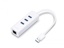 TP-Link Adapter USB 3.0 to Gigabit Ethernet Network, plus 3x USB 3.0 Hub ( UE330 )  - Img 1