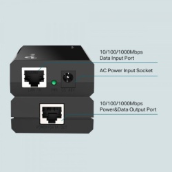 TP-Link TL-PoE150S PoE Injector sa AC/DC adapterom-3