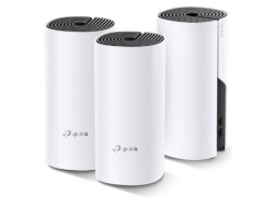 Tp- Link Wi-Fi Whole-Home Mesh AC1200 Dual-Band 300867Mbps(2.45GHz), 2x GLAN, 2x antene, (3-pack) ( DECO E4(3-PACK) )