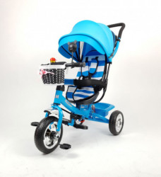 Tricikl Guralica Playtime AM 406 - Plavi + Mekano sedište - Img 6