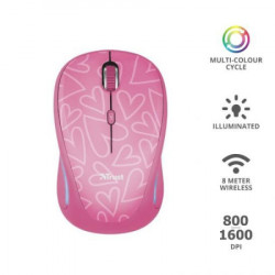 Trustr FX wireless mouse pink (22336) - Img 2