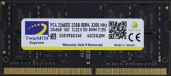 TwinMOS SODIMM DDR4 32GB 3200MHz MDD432GB3200N memorija