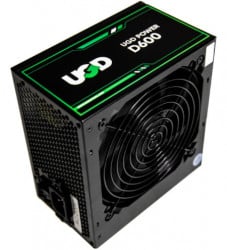 UGD d600 600w ugd power 12cm fan, 20+4pin, 4+4pin, 3xsata, 1xide, 2x6+2pin black napajanje - Img 6