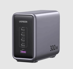 Ugreen cd333 nexode 300w 5-port pd gan fast charger eu ( 093-0020 )