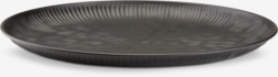 Ukrasni poslužavnik fi 39xV2cm crni