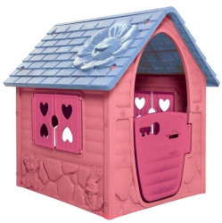 Velika Dohany - Kućica za decu - roze 106x98x90 - Img 3