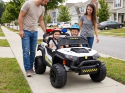 Veliki Dečiji Dvosed UTV Off-Road Beast 4×4 – Beli (SM-26204B)