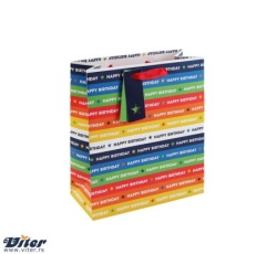 Viter kesa happy birthday stripe m ( 32280-3 )