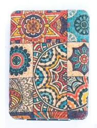 Viter ogledalce cork floral design ( L-855_8 )