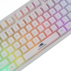 White Shark Baracuda BGK 01114 Krill White Keyboard US - Img 2