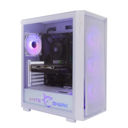 White Shark gcc 2401 warhead - 3 white  4 fans pc case-1