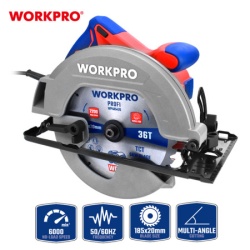 Workpro wp471200 električna cirkularna testera (185mm) 1700w – ( wp471200 )