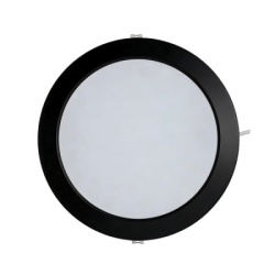 Xled 24w 4000k black ugradni okrugli LED panel plasticni,2640 lm, 󫺘*29mm,otvor 225mm,ra80,ip20 266426