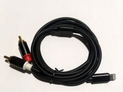 Xwave lighting (iPHONE) kabl na 2RCA, 1.2m duzina ( lighting na 2RCA ) - Img 2