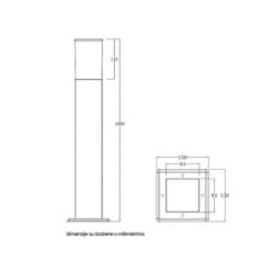 Yuyao Stubna lampa 1xE27   ( E250380 )-2