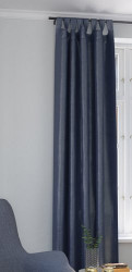 Zavesa lupin 1x140x300 imitacija svile pepeljasto plava ( 5078836 ) - Img 2
