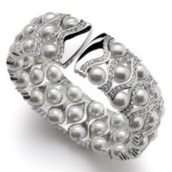 Ženska oliver weber contessa pearl narukvica sa swarovski perlama ( 32063 )