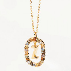 Ženska pd paola letter z zlatna ogrlica sa pozlatom 18k ( co01-285-u ) - Img 2