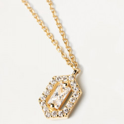 Ženska pd paola sentiment zlatna ogrlica sa pozlatom 18k ( co01-493-u ) - Img 2