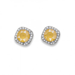 Ženske oliver weber precioso buttercup mindjuše sa swarovski Žutim kristalom ( 22866r.124 ) - Img 2