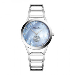 Ženski adriatica essence sekundara srebrni plavi elegantni ručni sat sa srebrnim metalnim kaišem ( a3725.514bq ) - Img 4
