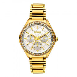 Ženski breeze intensfire multifunction beli zlatni modni ručni sat sa zlatnim metalnim kaišem ( 212041.2 ) - Img 4