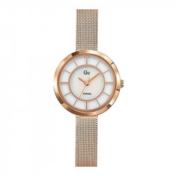 Ženski girl only eblouis moi roze zlatni elegantni ručni sat sa roze zlatnim pancir metalnim kaišem ( 695001 )