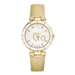 Ženski girl only go zlatni modni beli ručni sat sa zlatnim kožnim kaišem ( 698264 ) - Img 1