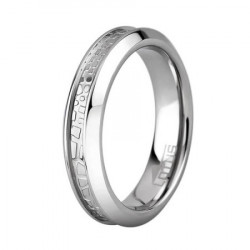 Ženski lotus style steel rings uži staklo prsten od hirurškog Čelika 54 ( ls1429-3/114 ) - Img 4