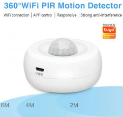 ZIGBEE-SMART-PIR-MS08 Gembird Tuya Smart WiFi PIR senzor detektora pokreta ljudskog tela,infracrveni - Img 2