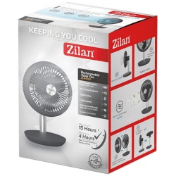 Zilan ZLN4000 Ventilator stoni, punjivi, USB -5