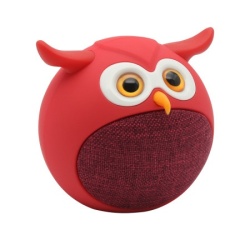 Zvucnik bluetooth tws sova crveni ( ZV1077 )