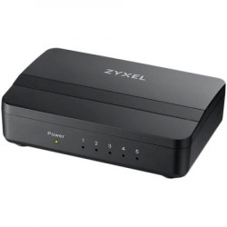 Zyxel GS-105Sv.2 5-port 101001000Mbps gigabit ethernet switch, 3 QoS ports (1port high, 2ports middle), desktop ( GS-105SV2-EU0201F )