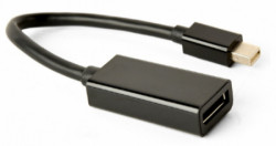 A-mDPM-DPF4K-01 Gembird 4K Mini DisplayPort to DisplayPort adapter cable, black A - Img 1