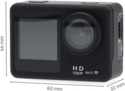 ACAM31BK Dual screen action cam with HD 1080p@30fps resolution Nedis - Img 9