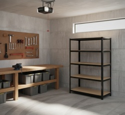 Alberg Metalna polica 183x120x45 black edition 5x200kg ( 8B )