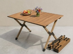 Alberg Sklopivi sto 90 x 60 cm Saphira 2.0 - drveni dekor ( KLS-DT002 )