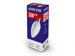 Alpha Star LED sijalica E14 3W,Bela, 4000K, candle ( E14 3W NB ) - Img 3