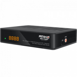Amiko DVB mini combo DVB-S2+T2/C, HEVC/H.265, Full HD,USB PVR,LAN - Img 1