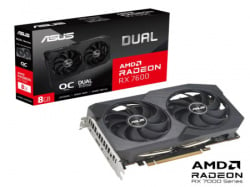 Asus dual-rx7600-08g-v2 amd/8gb/gddr6/128bit/crna grafička karta( DUAL-RX7600-O8G-V2 )