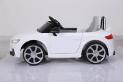 Audi TT RS Licencirani auto sa kožnim sedištima i mekim gumama - Beli - Img 7