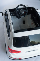 Auto Audi Q5 Licencirani sa kožnim sedištem i mekim gumama - Beli ( A Q5-1 ) - Img 6