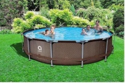 Avenli Rattan Bazen Frame Plus 360x100 sa Merdevinama i pumpom