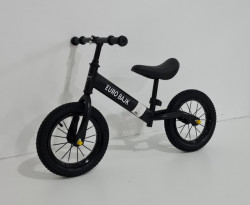 Balans Bike BMX 12" Bicikl za najmlađe bez pedala - Crni - Img 1