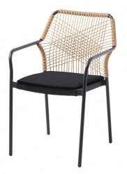 Baštenska stolica Fastrup crna ( 3700168 )