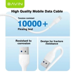 Bavin kabl 12W Usb A/Micro Usb 1,0m bela ( 90121 )-2