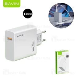 Bavin punjač 120W USB-A + kabl type-C bela ( 90038 )-1