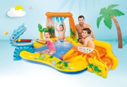 Bazen decji 2.49 x 1.91 x 1.09 - dinosaurus play centre ( 57444 ) - Img 3